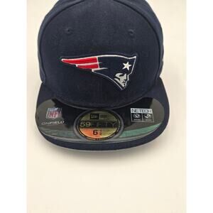New Era 59FIFTY New England Patriots Youth Fitted Hat Size 6 1/2 NFL Cap